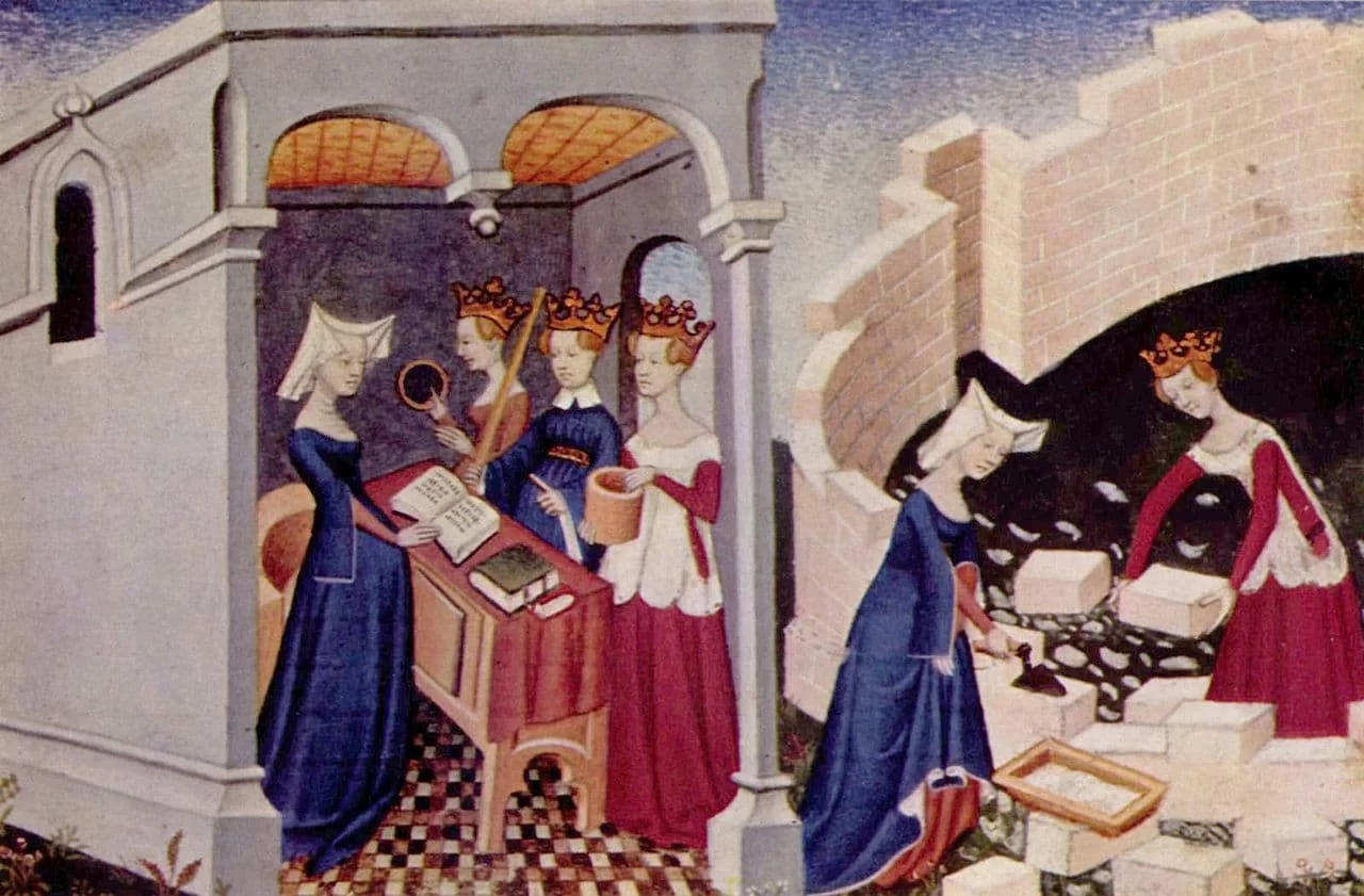 Illustration from Le Livre de la cité des dames