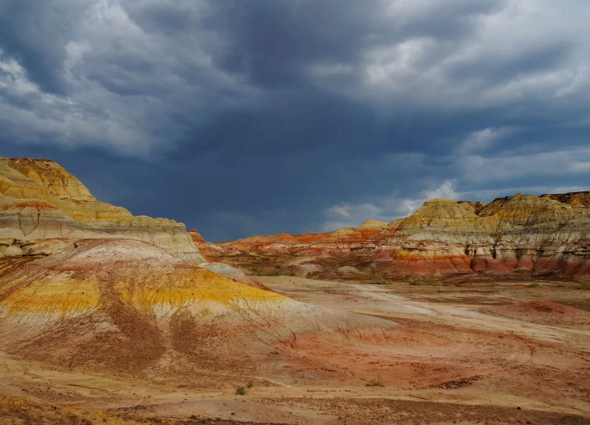 Gurbantünggüt desert in Dzungaria