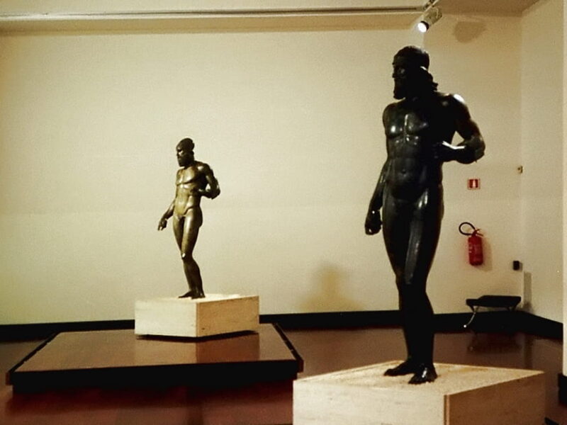 The Riace Bronzes together at the Archaeological Museum of Regio