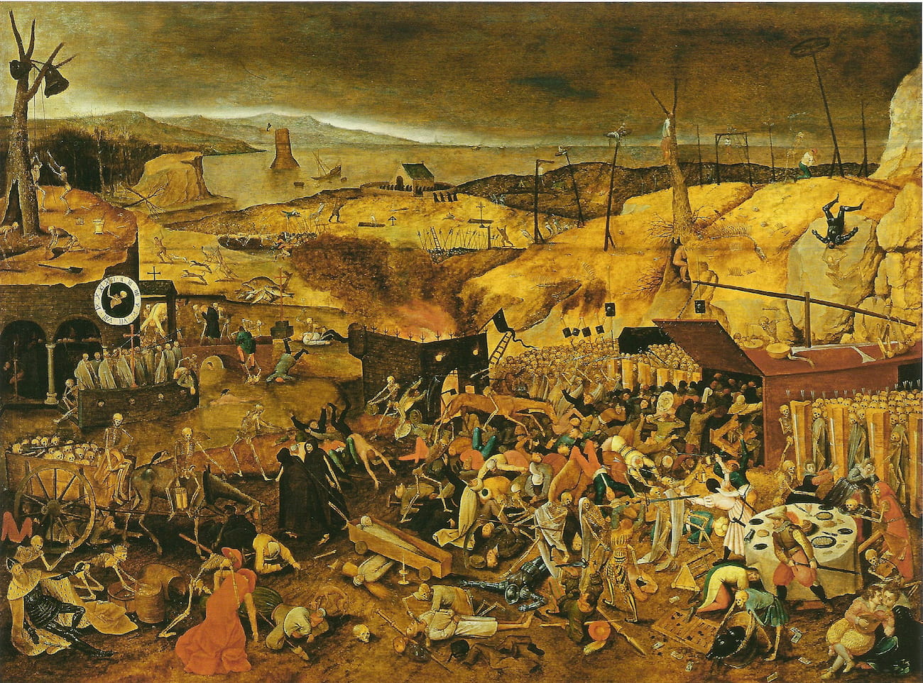 The Triumph of Death, painting by Pieter Brueghel the Younger (1628)