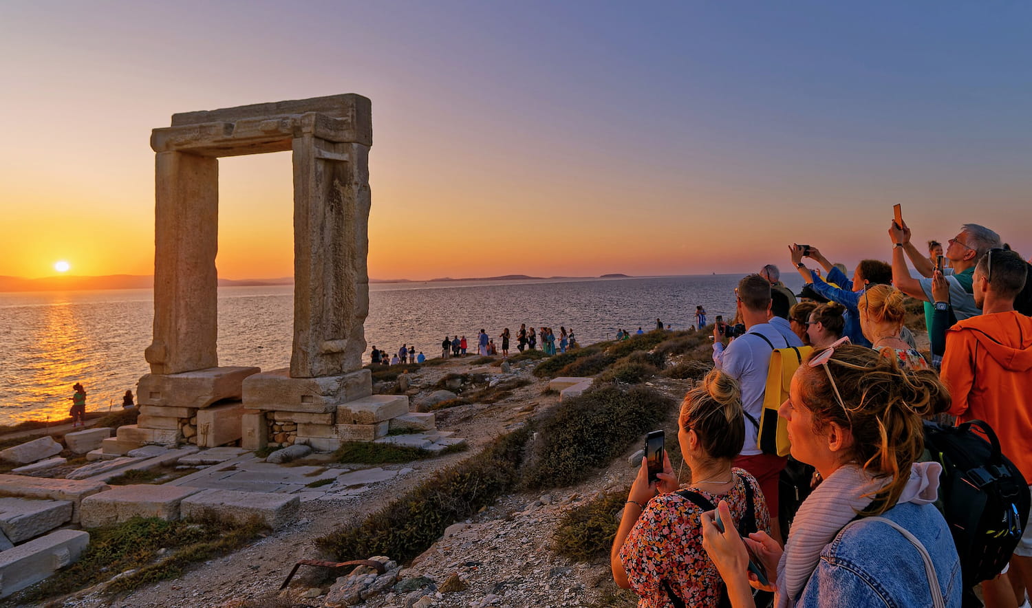 The Portára of the Temple of Apollo in Naxos