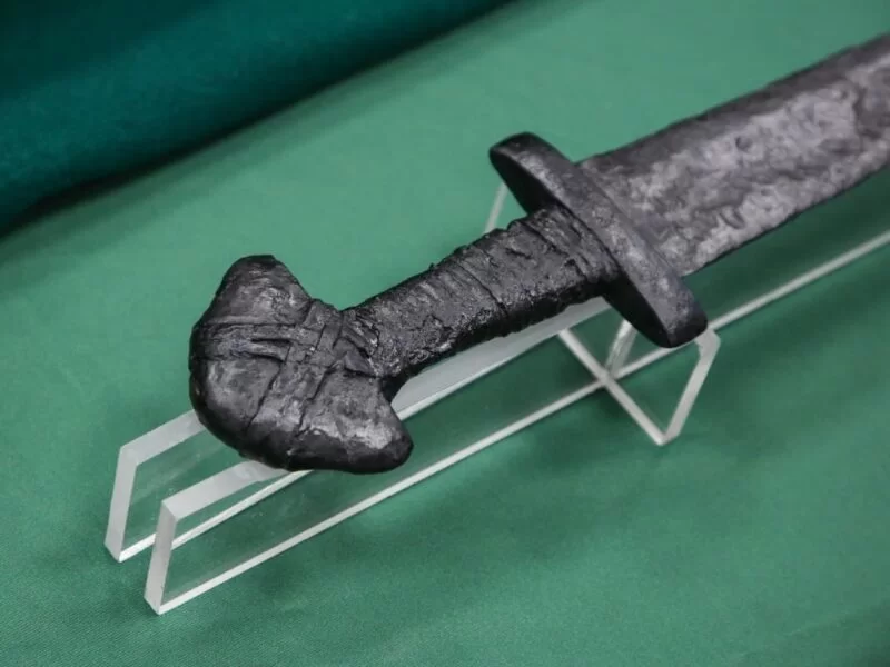 An Exceptional Viking Sword Forged in the Late 9th Century, Found by an Army Museum Employee While Swimming in a River in Poland