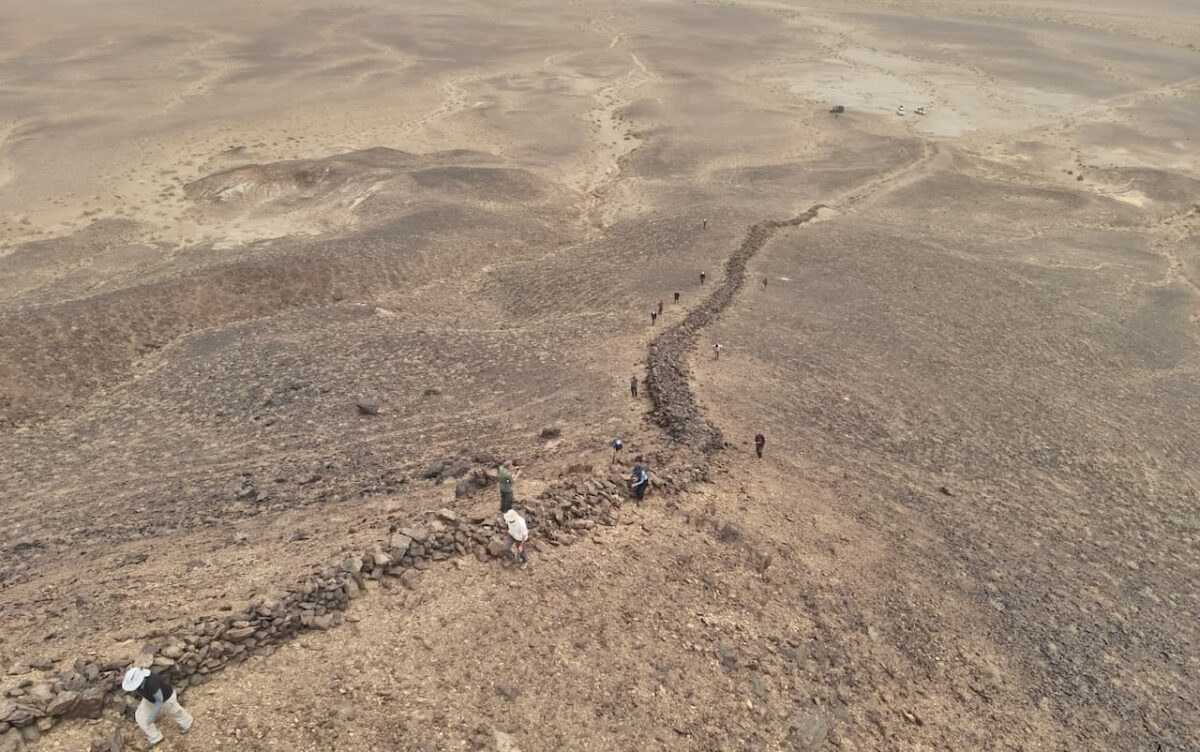 Gobi wall china mongolia desert