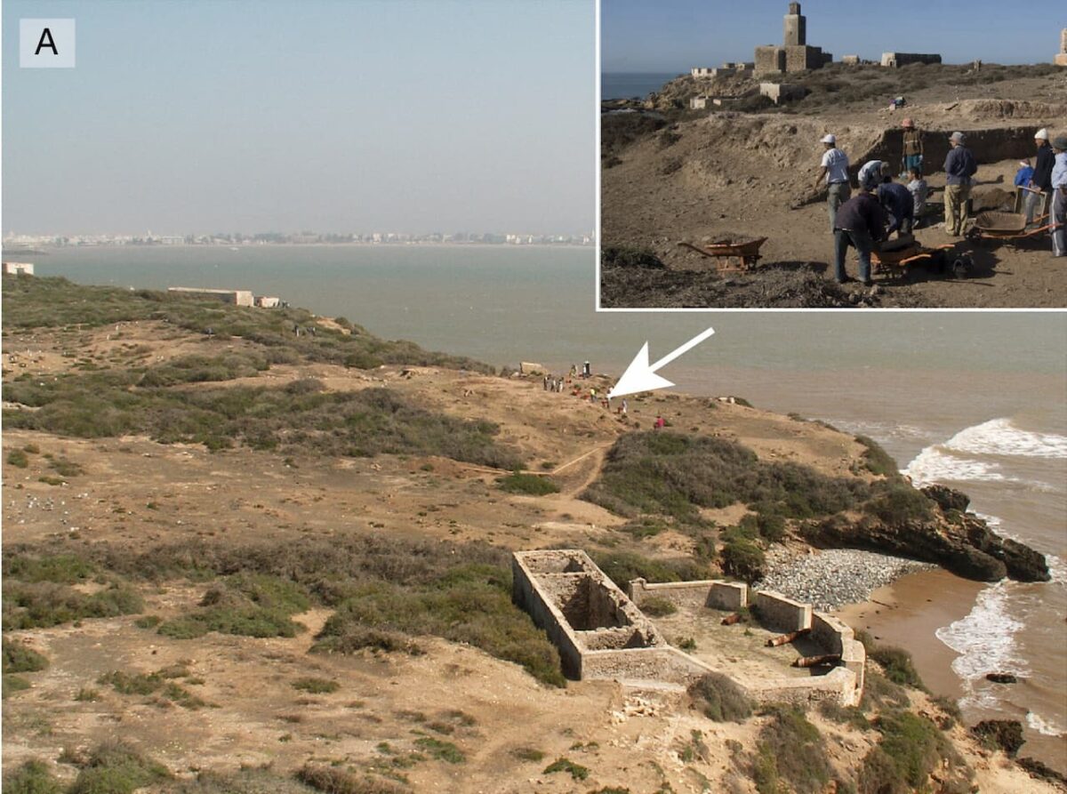 Morocco fossil roman site