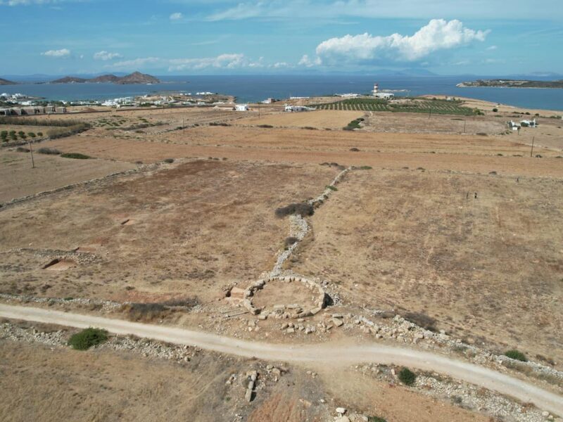 Hidden structures found around a 2,300-year-old Hellenistic tower on the island of Paros