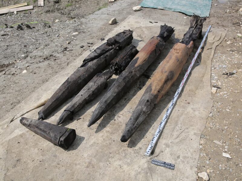 Remains of a 2,000-Year-Old Roman Wooden Bridge Found in Switzerland in Good State of Preservation