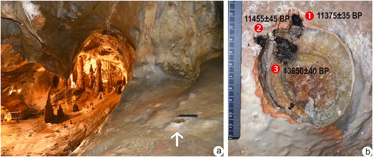 hunter-gatherers dog Italian cave how they light