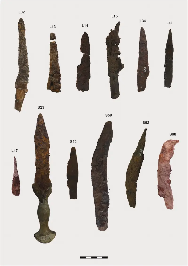 mycenaean Minoan rings meteoritical iron
