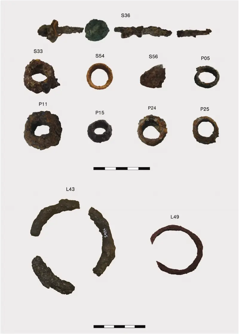 mycenaean Minoan rings meteoritical iron