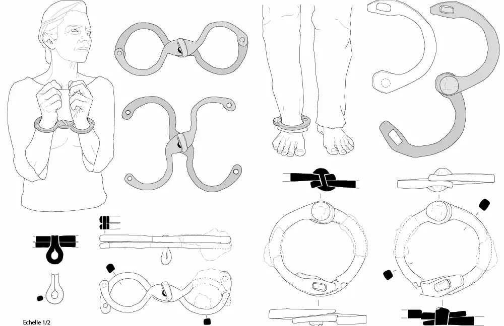 celtic gaul shackles slave traffic