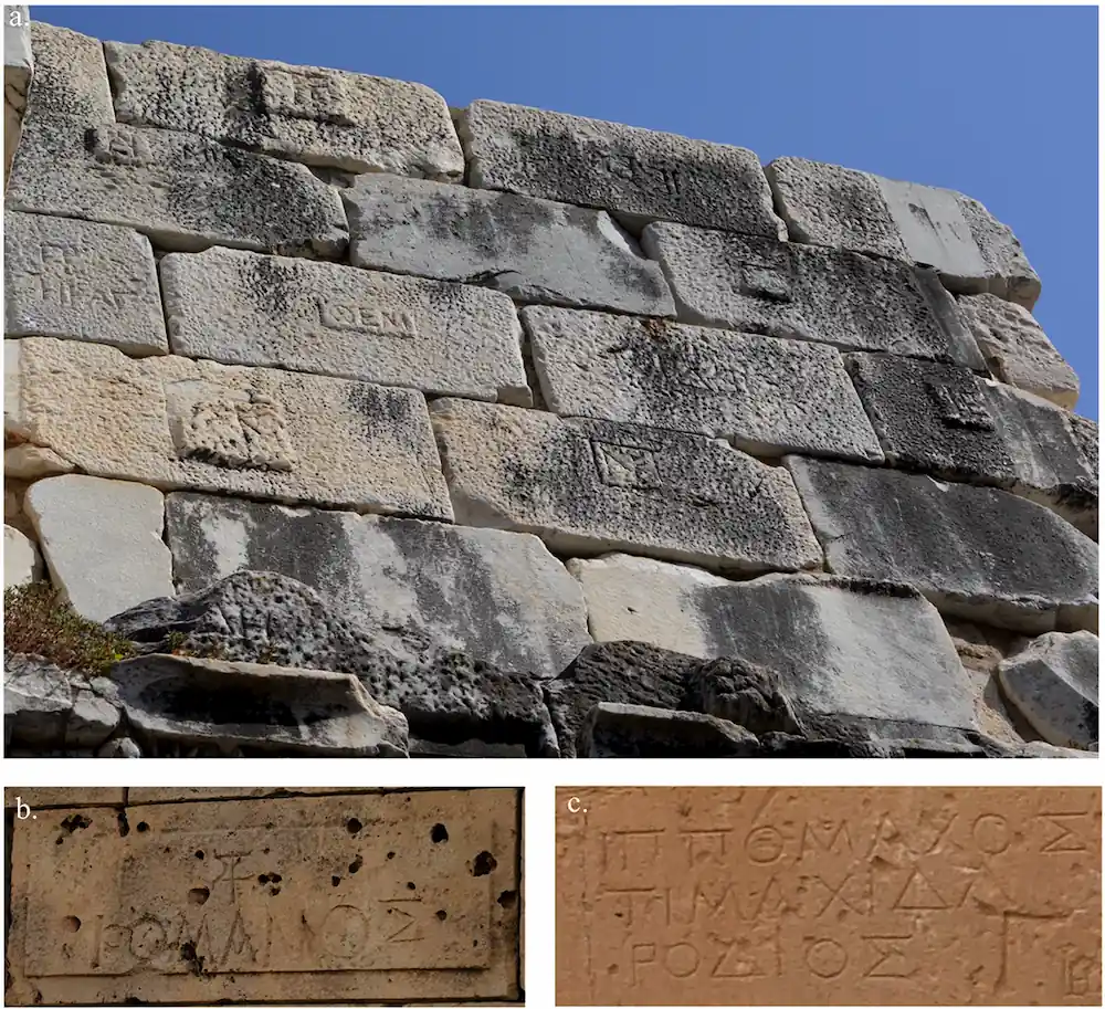 ptolemais walls gate Ancient Greek city inscriptions