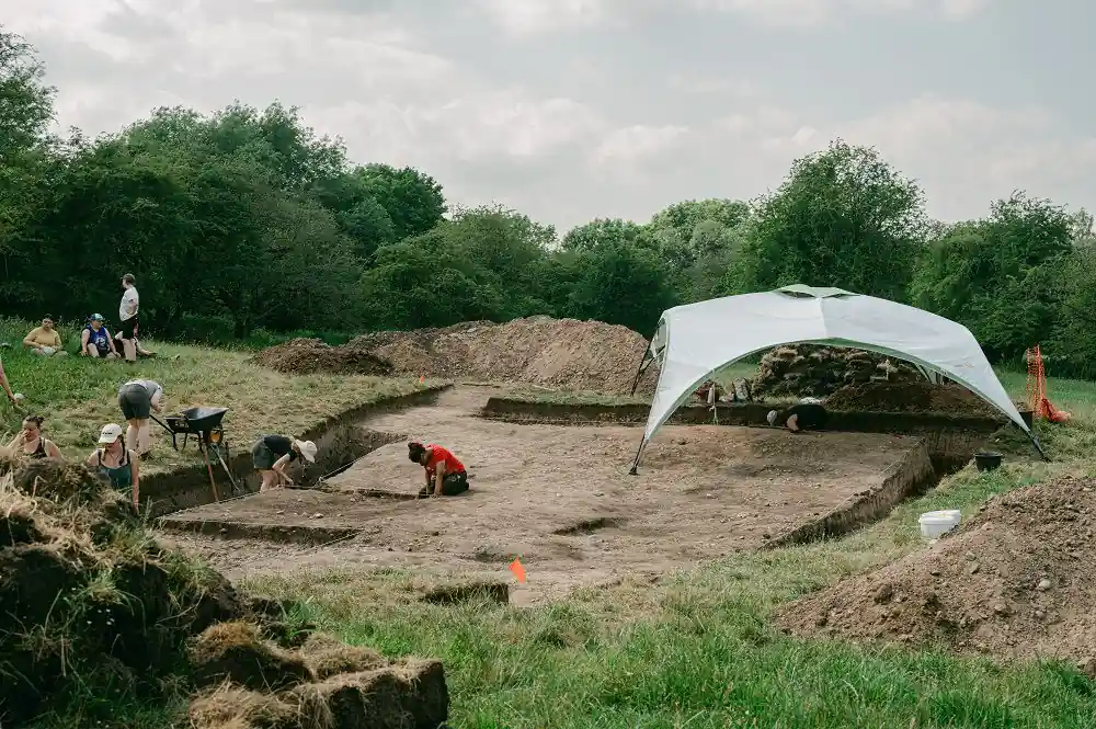 wall camp Shropshire England Iron Age hillfort