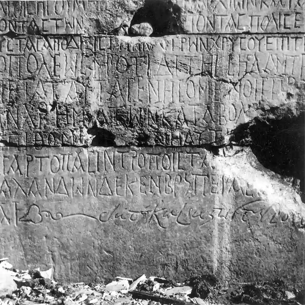 Stratonicea inscription tax corruption scheme roman empire