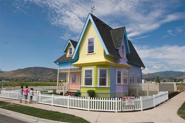 Construyen una casa igual que la de la película "Up"