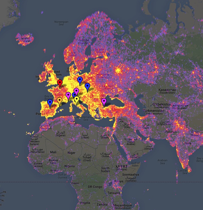 Mapa interactivo de los lugares más fotografiados del mundo 3