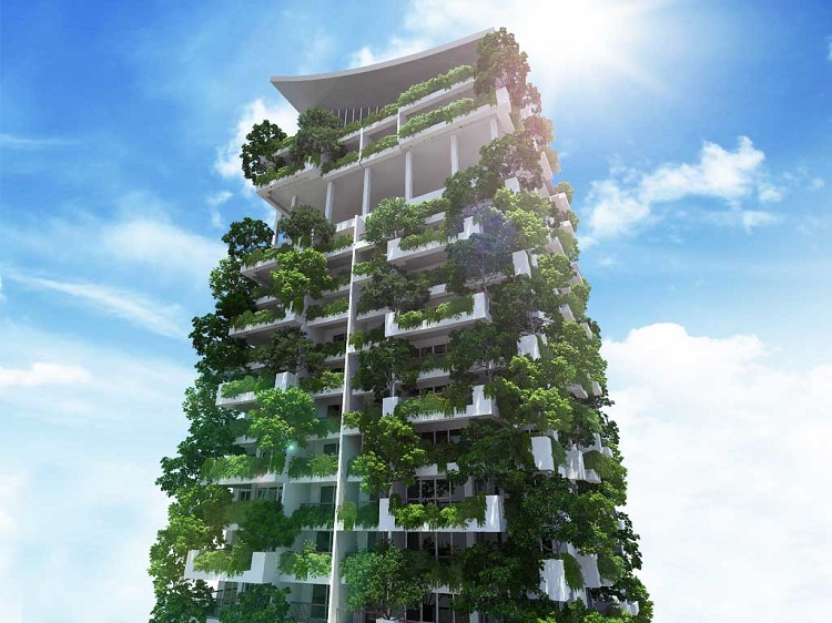 Un edificio de Sri Lanka será el jardín vertical más alto del mundo 1