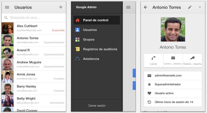 Google Admin para iOS: gestiona tu dominio de Google Apps