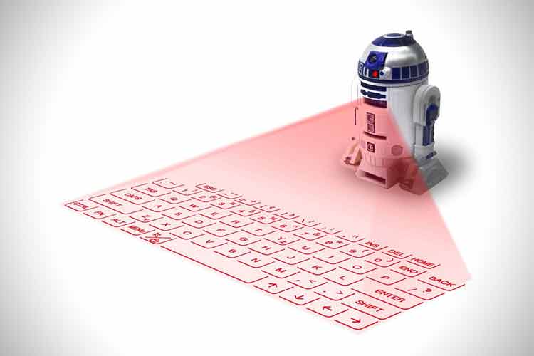 El teclado virtual R2-D2 con el sonido original del robot de Star Wars 