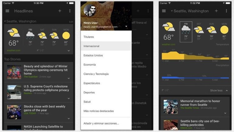 Google lanza Google News para iOS 