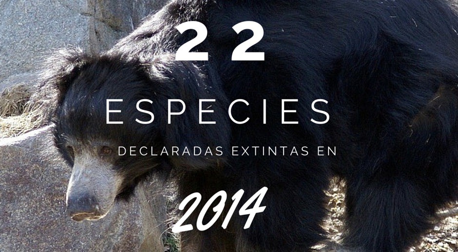 Las 22 especies declaradas extintas en 2014