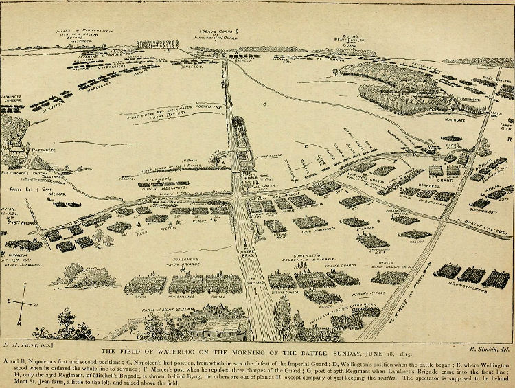 Mapa Waterloo