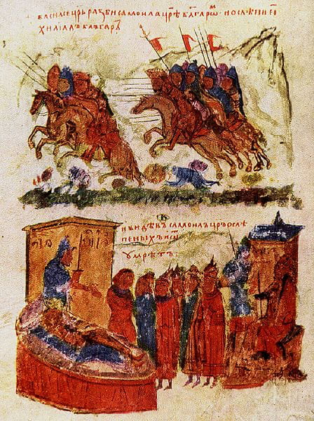 Defeat of the Bulgarians and death of Tsar Samuel