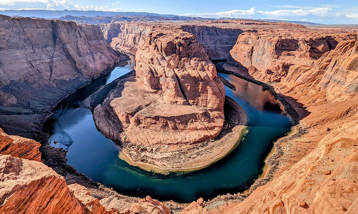 Vista del río Colorado en Arizona