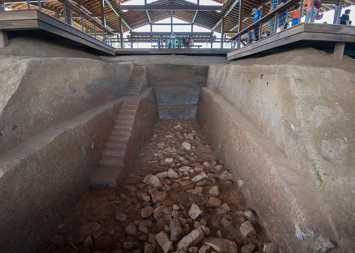 Restos arqueológicos de la antigua Liangzhu