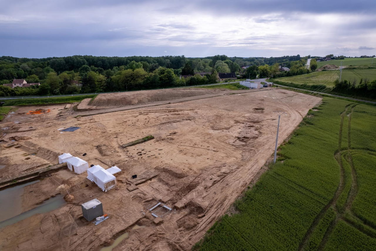 General view of the discovery site