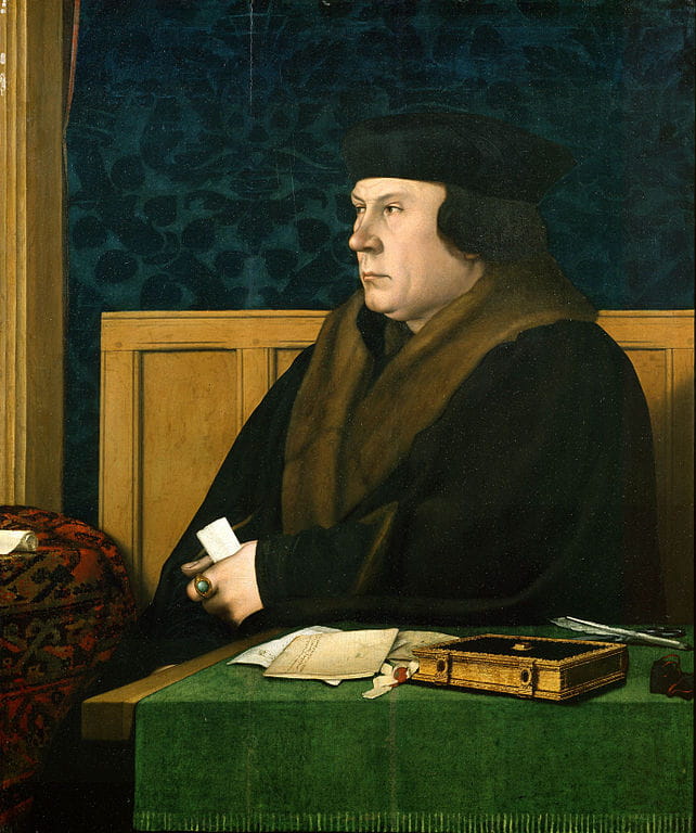 Thomas Cromwell, here portrayed by Hans Holbein the Younger, lost his family in the epidemic