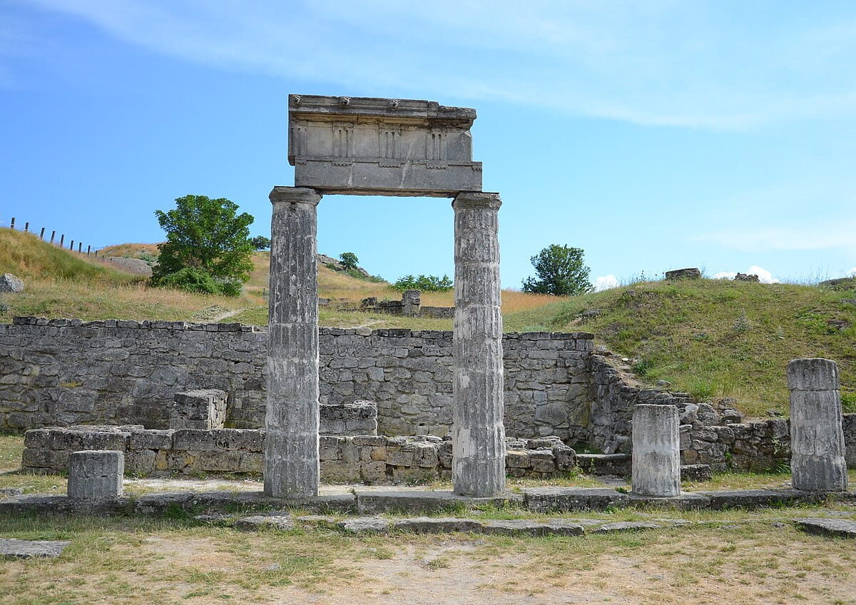 Ruinas de Panticapeo, en la actual ciudad de Kerch (Crimea)