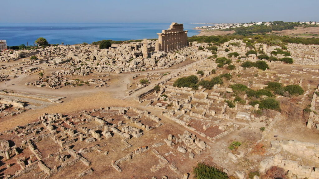 La antigua ciudad griega de Selinunte en Sicilia