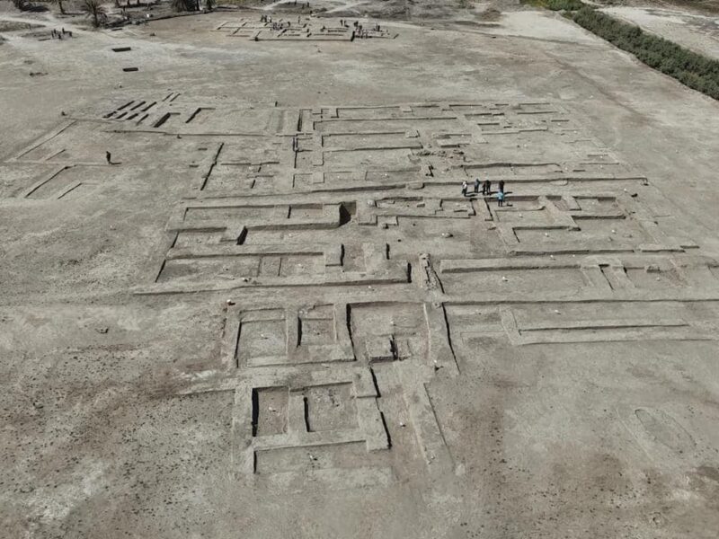 Edificios, tablillas cuneiformes, sellos cilíndricos y más de 400 piezas arqueológicas, descubiertas en la antigua Babilonia