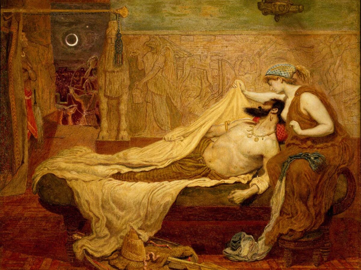 El sueño de Sardanápalo, obra de Ford Madox Brown