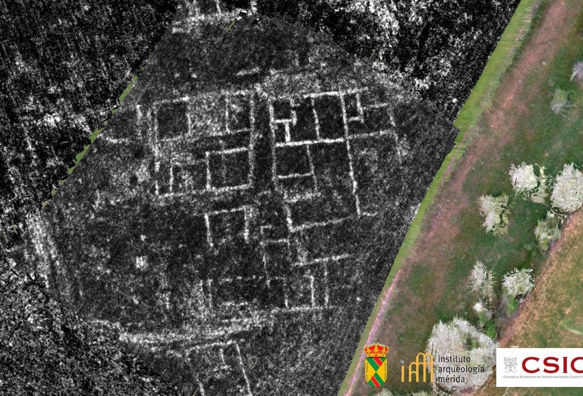 Estructuras de vivienda localizadas mediante la prospección con georradar