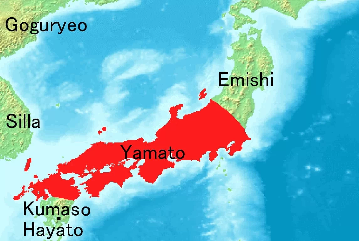 Yamato in the 7th century AD.