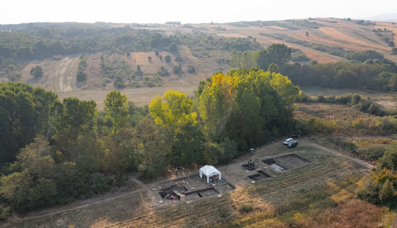 Casa agricultores sedentarios neolítico Serbia