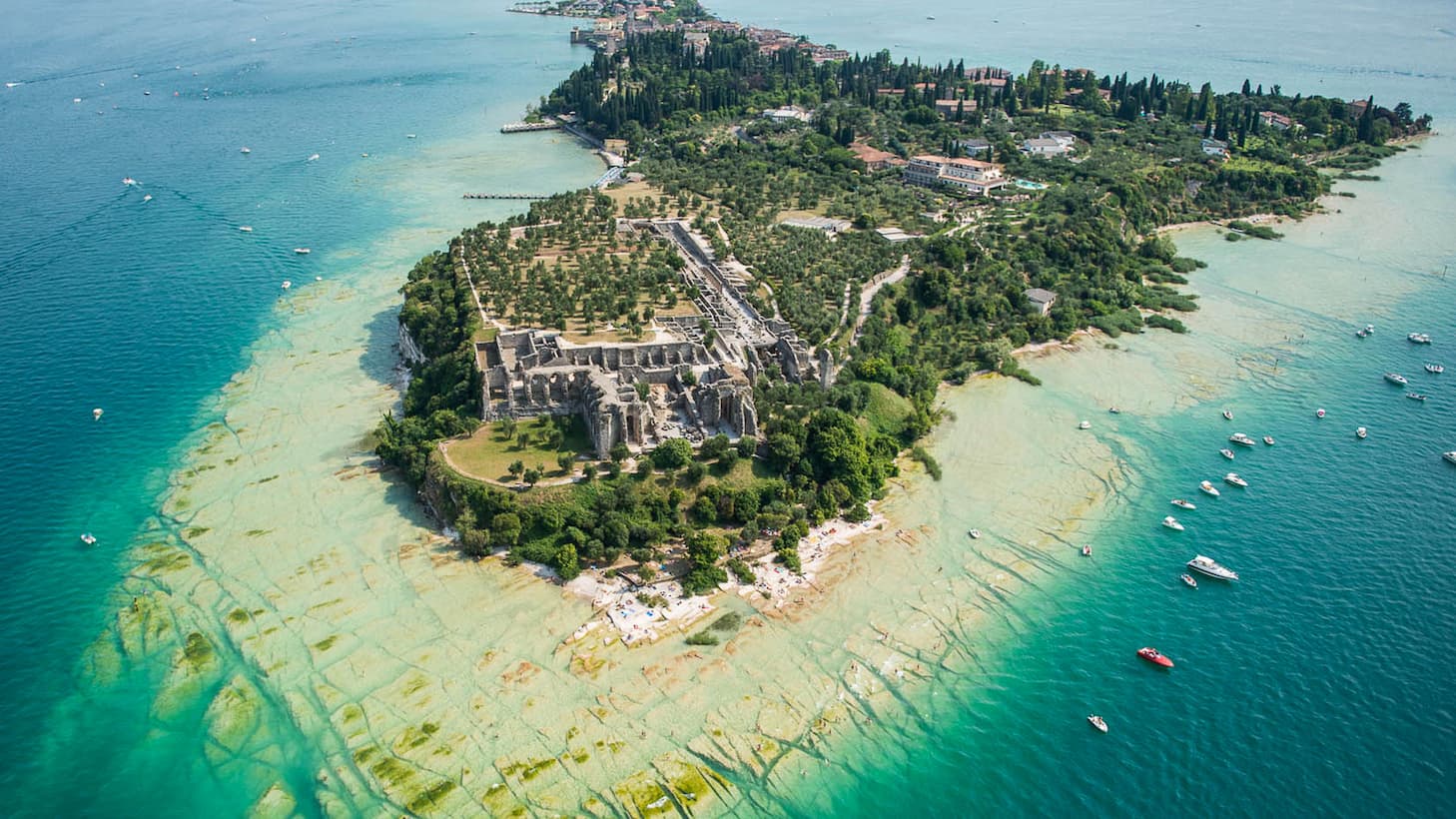 La excepcional villa romana “Grotte di Catullo” a orillas del lago Garda es una de las más septentrionales de Italia