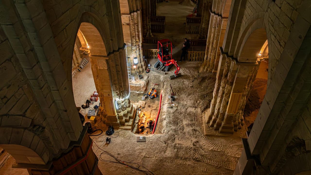 Beneath A Romanesque Church In France Archaeologists Uncovered An 