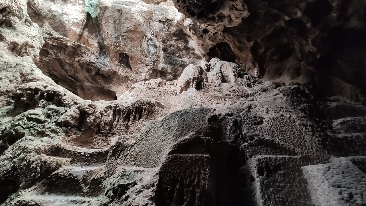 Vari Cave The Sanctuary of the Nympholyptos on Mount Hymettus, a cave filled with ...