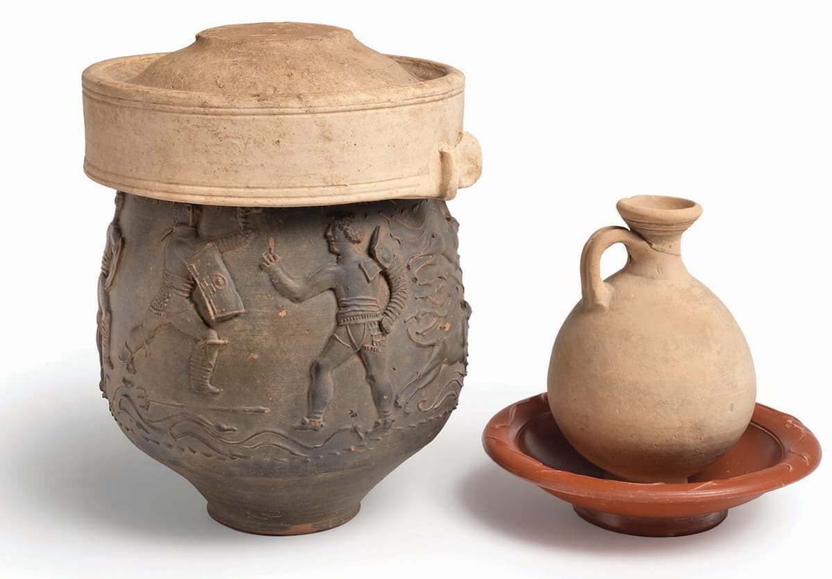vaso colchester gladiadores