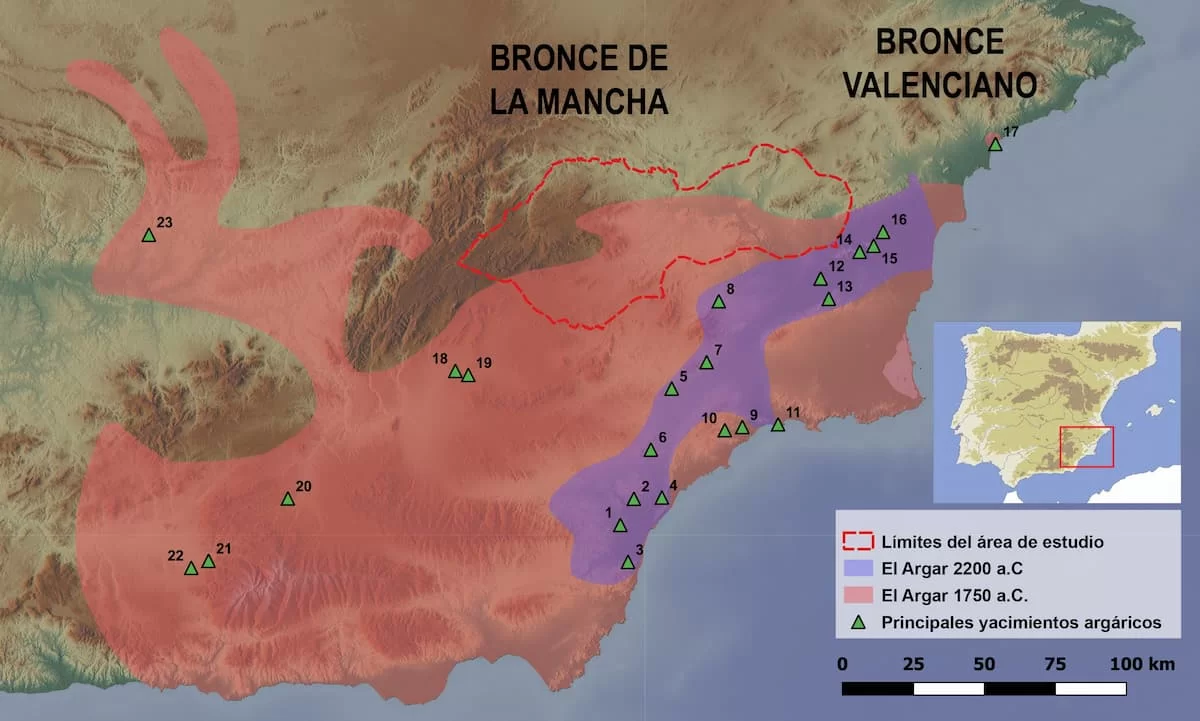 el argar bronze age borders