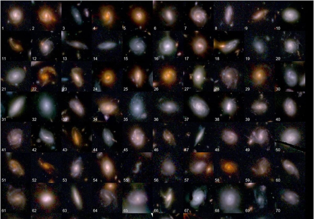 galaxias rotan misma direccion
