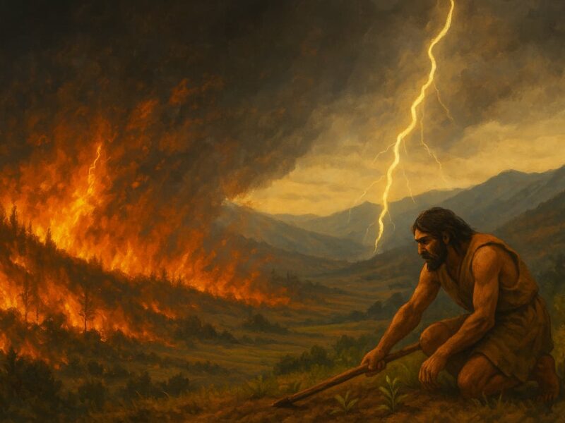 Tormentas secas generadas por cambios en la radiación solar provocaron gigantescos incendios hace 8200 años que impulsaron el nacimiento de la agricultura