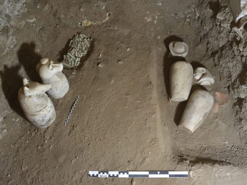 Descubren la “Casa de la Vida” en el Ramesseum de Luxor, llena de restos de dibujos y juegos escolares