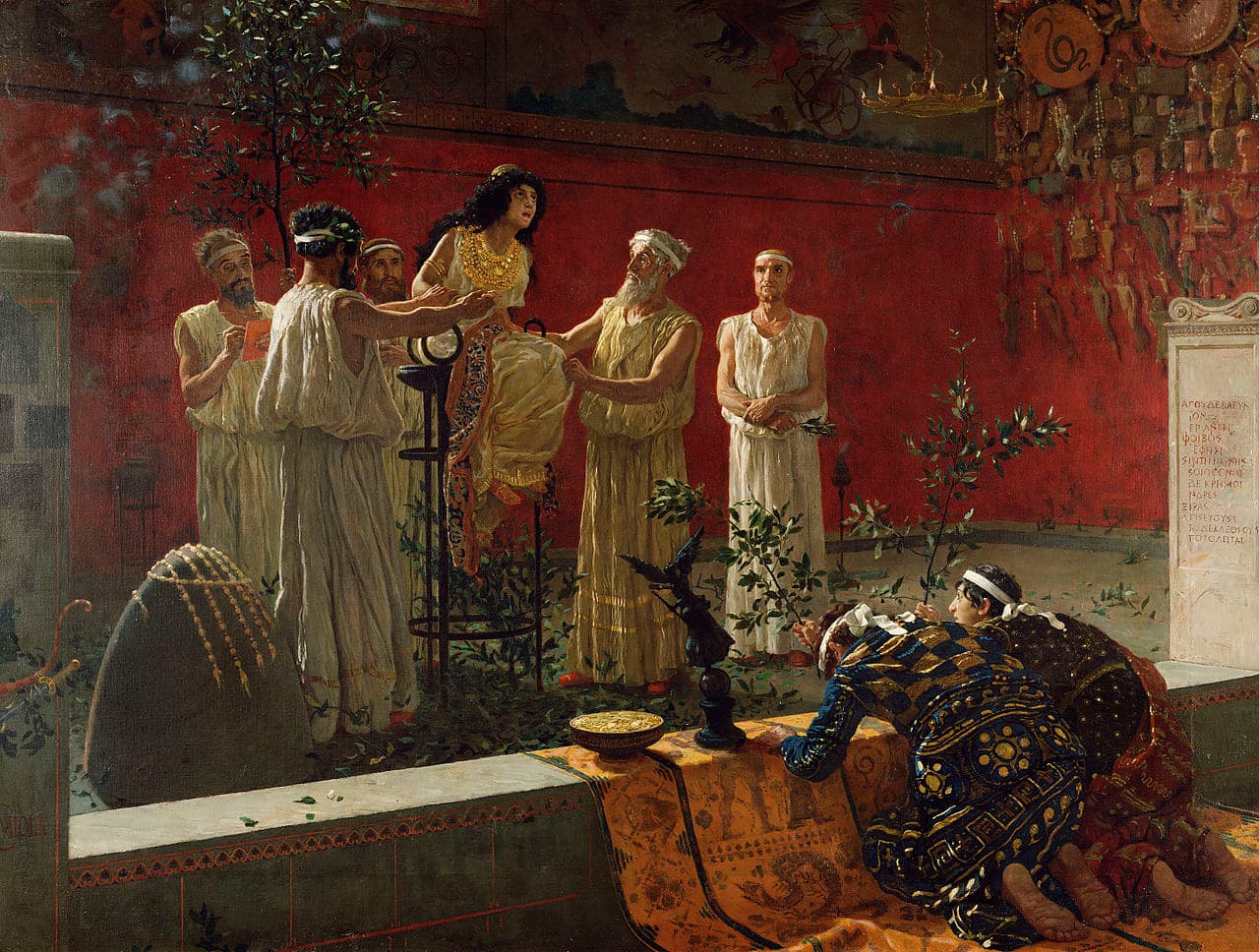 pitia sacerdotisa oraculo delfos grecia