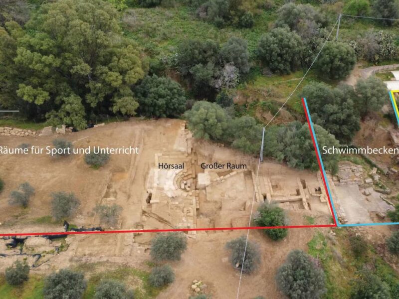 Un auditorio semicircular encontrado en el gimnasio de Agrigento es el más antiguo conocido del mundo griego