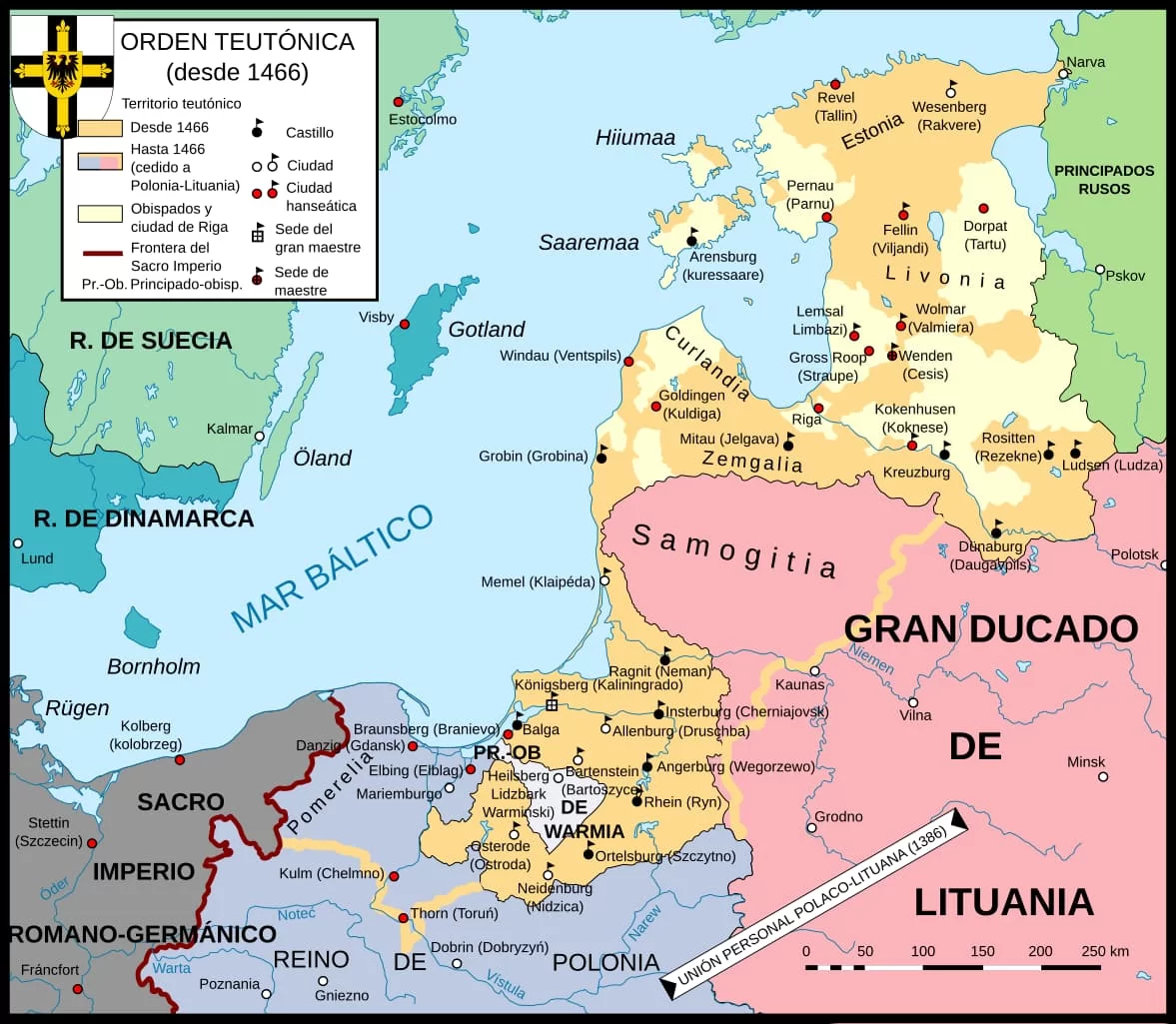 orden teutónica báltico ordenstaat
