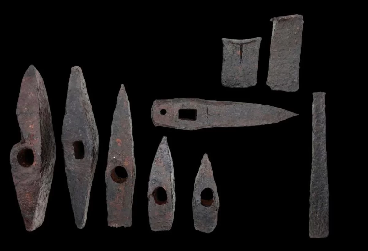 kit herramientas cantero pre-romano en Dacia