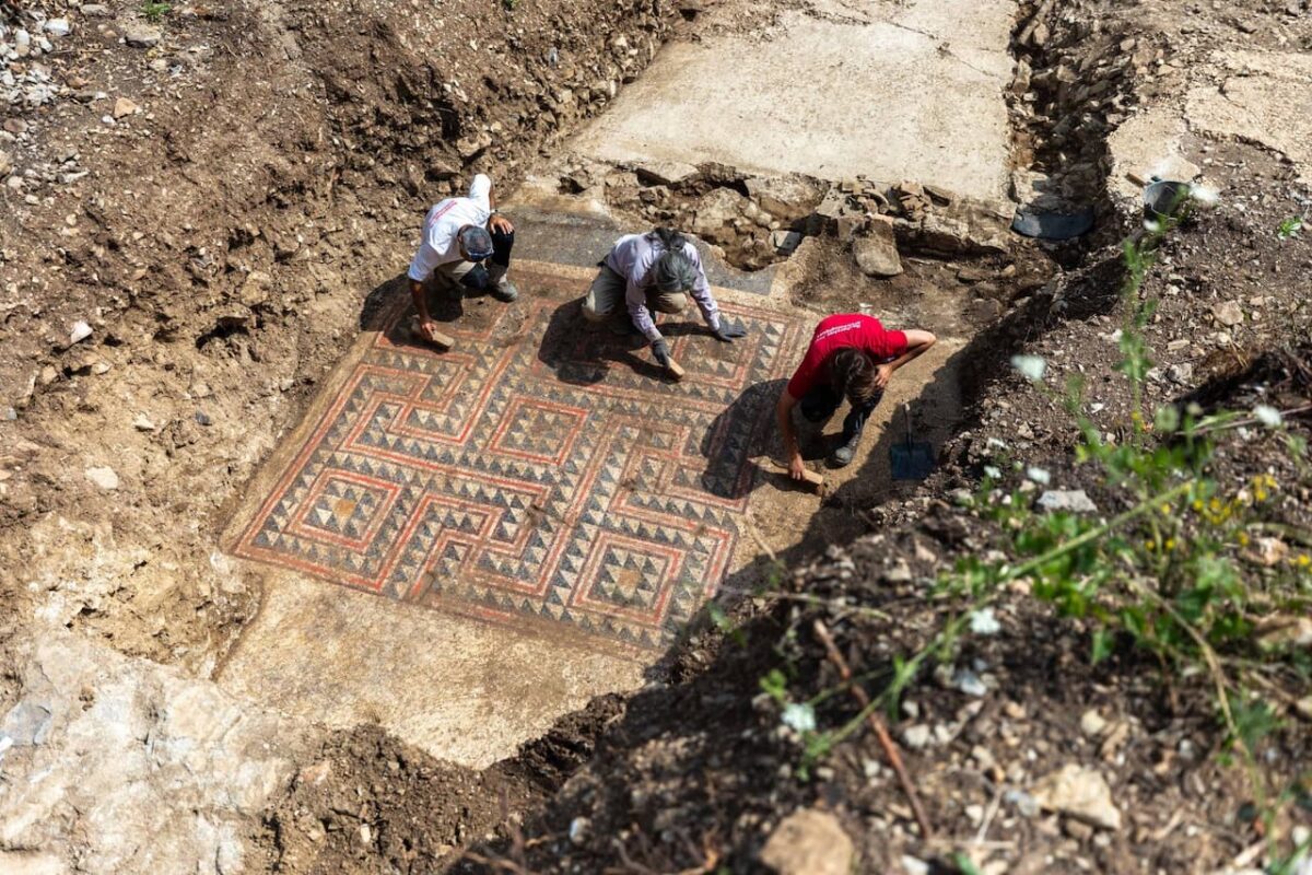 Domus mosaico Alès Francia